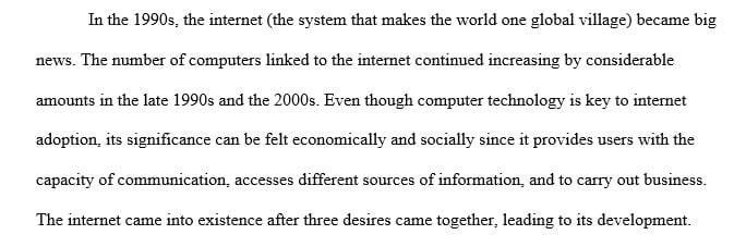 Discuss the concept of universal information machines and the development of the internet and the World Wide Web.