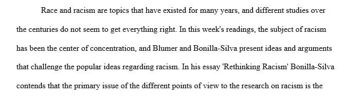How do this week's readings challenge commonsense or popular ideas about racism