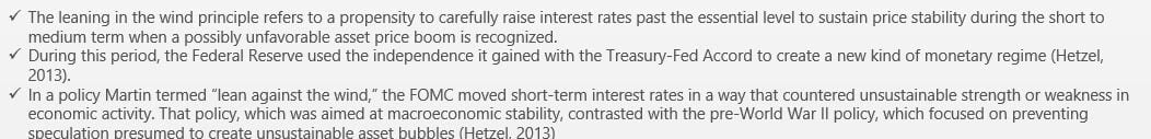 Research government monetary policies as they relate to your chosen 10-year historical period