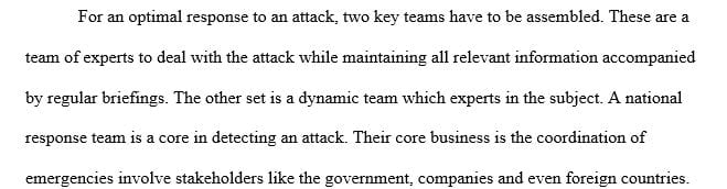What kind of indicators or information would help you make the determination that a threat is underway