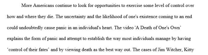 Write an essay that is at least 500 words on your thoughts reaction questions to the video