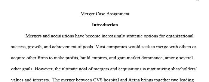 Address the key issues that pertain to the financial strategy and then make clear recommendations