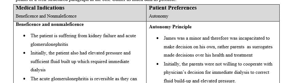 Case Study on Biomedical Ethics in the Christian Narrative