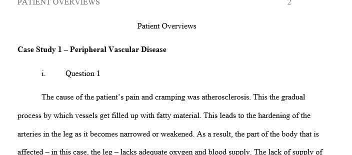 Case study about Lyme Disease and Peripheral Vascular Disease