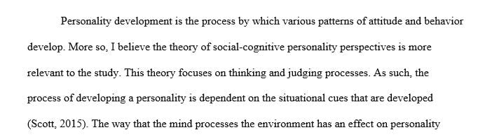 Define personality and understand the historical overview of the development and significance of the personality theories and theorists.