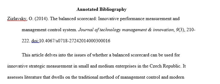 Discuss how you will use Balanced Scorecard to manage IT resources efficiently