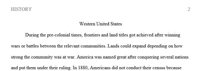 Discuss the change in the study of the history of the Western United States.