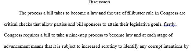 Discuss the implications of each in terms of meeting legislative goals.