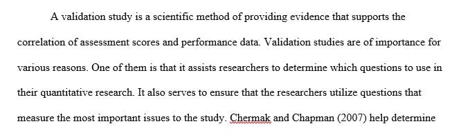 Discuss the reasons for the lack of validation studies in criminal justice.