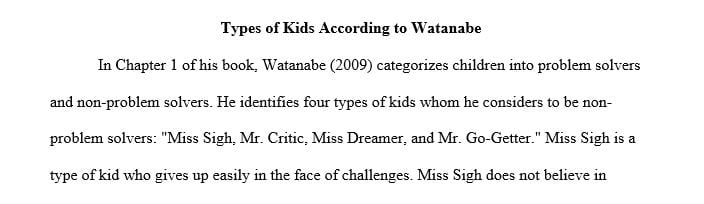 Discuss which of our kids that you feel that you are most like.