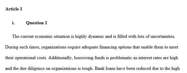 Discuss why is it more difficult for healthcare companies to get expansion financing in the current economic situation