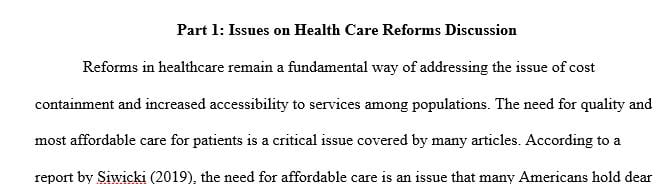 Evaluate what this development may mean for your work in health care administration.