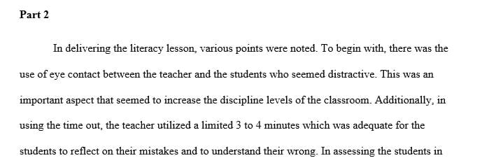Explain the interventions you developed and how you expect them to meet the needs of the students