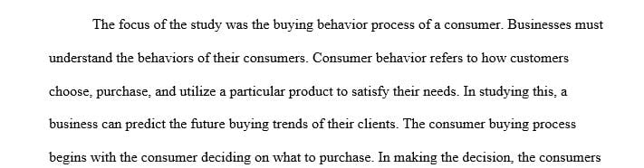 Find a recent article relevant to this topic Final Consumers and Their Buying Behavior.