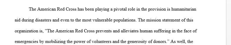 Find an organization related to your health care discipline and identify the mission and vision statement