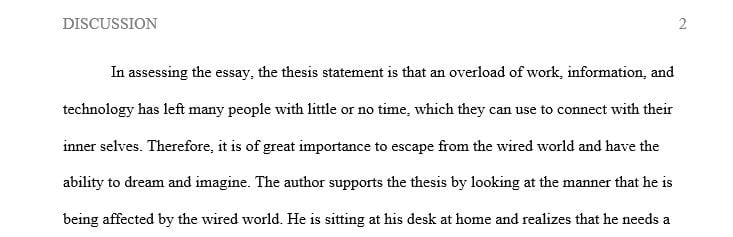 For this discussion, talk about the Lightman article and your reaction to it
