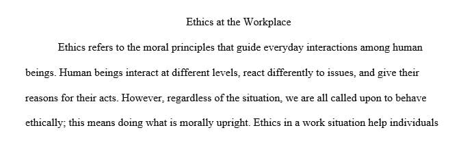 Have you ever felt pressured in a work situation to behave in a manner in which you were uncomfortable