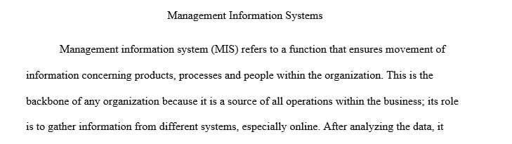 How business driven MIS, value driven business, E-business, and information security relate to each other.