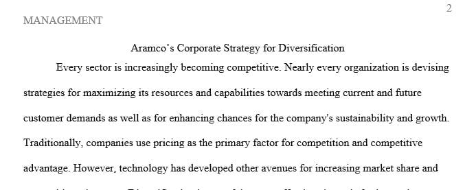 Identify and provide Aramco's strategic details.