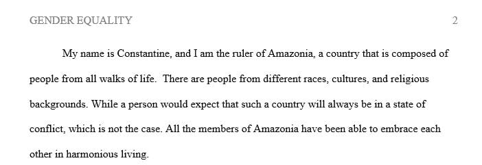 Imagine that you are the new ruler of a new country. This can be a country on Earth or in a fictional fantasy location.