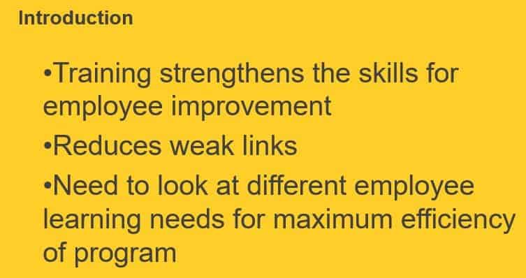 Imagine that you work for a global automobile manufacturer as a lead training and development associate.