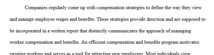 Locate an example of an innovative compensation or benefits program from within or outside the healthcare industry.