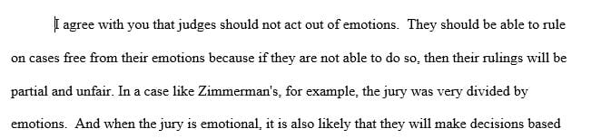 One key strategy that a select would need to utilize to reconcile the discrepancy of martyr Zimmerman’s innocence