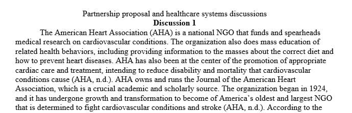 Post a brief description of your proposed organization or NGO.