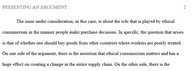 Present and evaluate the reasoning from a non-scholarly source on each side of your issue.