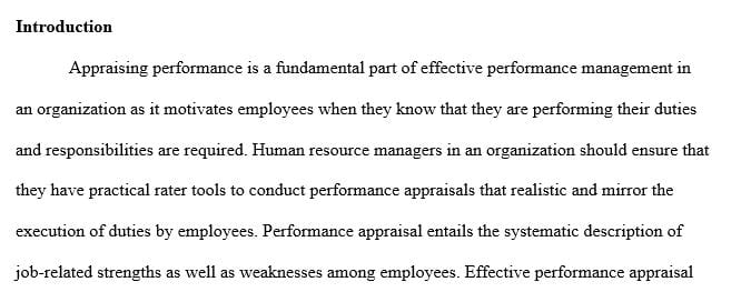 Provide a critical discussion for the reasons why rater errors may be occurring while evaluating customer service employees