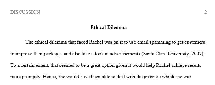 Read Deceitful Spammer or Marketing Genius and complete the questions at the end of the case study.