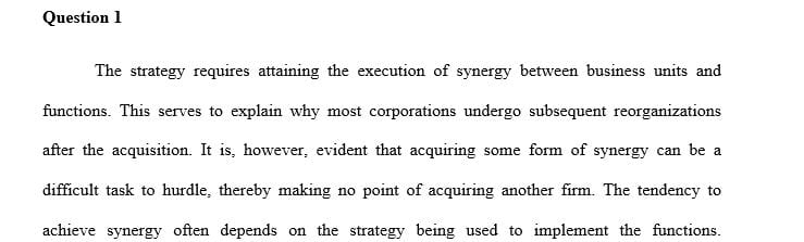 Reflect on a group experience where you noticed this shift to synergy with your group