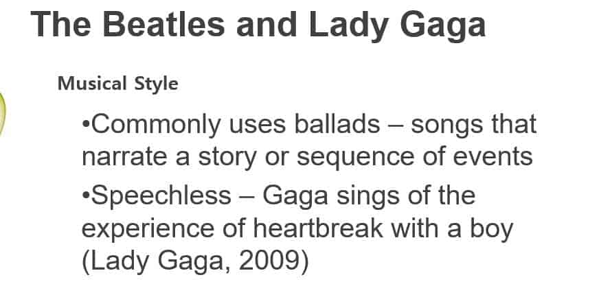 Research a contemporary artist (or band) who was influenced by the Beatles