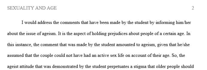 Suggest at least 1 peer reviewed resource that you feel would help the student to develop a greater appreciation of issues of sexuality