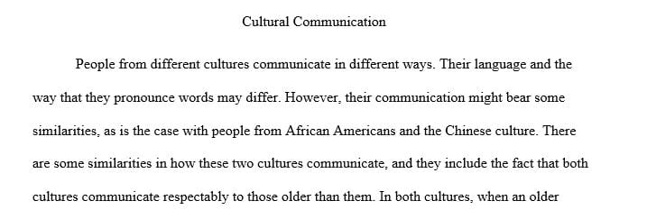 What are the similarities and differences between how people communicate in your culture versus communication in Asia