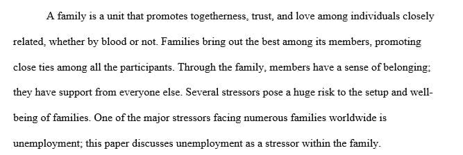 What are two possible impacts of this stressor in adults and children