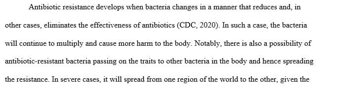 What complications can occur from antibiotic resistance, both in humans and in livestock