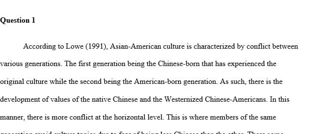 What is Lisa Lowe's main argument about the construction of Asian American identity and culture