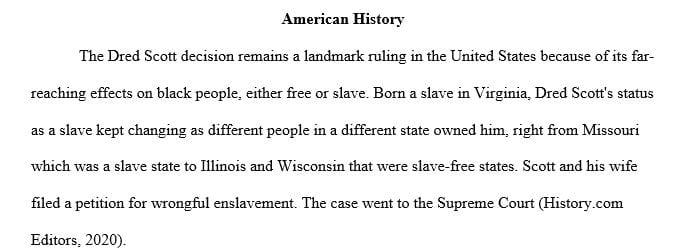 What were some of the legal and political effects of the Dred Scott decision