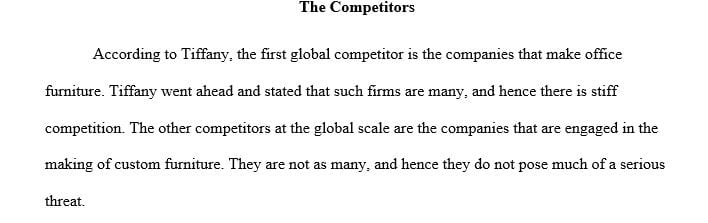 Who are your top 2 global competitors in the market