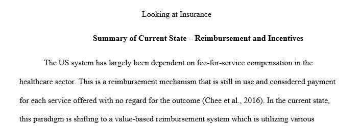 Write a 5 to 7-page paper essay including the following about the selected healthcare category