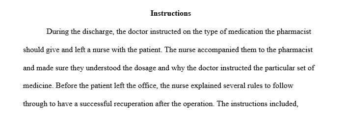 Write a 500 to 750 word essay on the influence patient education has in health care using the experiences of a patient.