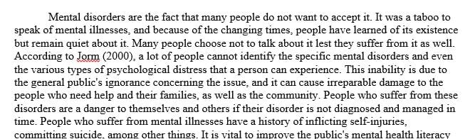 Writing a Media Paper on Depressive Disorders, Bipolar Disorder, Suicide and Self-Injury