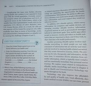 How do the facets of health communication that we've discussed throughout this course