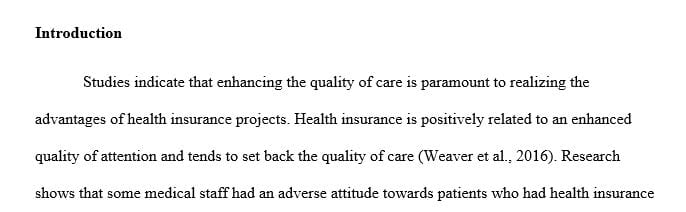 Examine at least three (3) examples of quality initiatives that could increase patient satisfaction