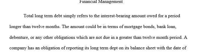 Explain how Total Long-Term Debt is different from Total Liabilities.