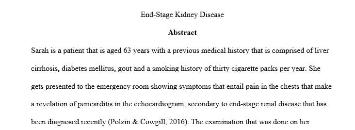 Explain the cause for her low calcium and sodium levels.