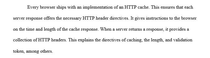 Fetching something over the network is both slow and expensive.