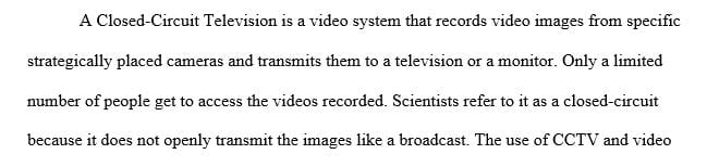 How does video surveillance CCTV work to prevent crime and reduce fear