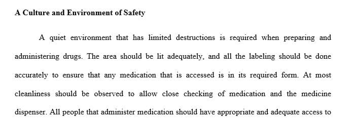 Identify 3 -5 common breaches of medication administration and what factors lead to those breaches. 